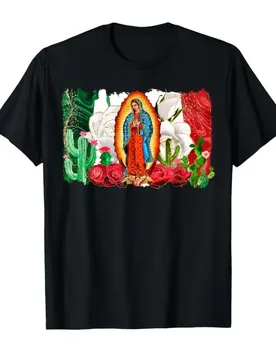 Patrona de México Guadalupana Virgen Reina de la Hispanidad T-shirt For Men Women 100% Cotton T Shirts Short Sleeve Tops 0406-2 - Aliexpress - FashionsVida