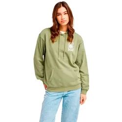 Felpa Con Cappuccio Surf Stoked Oil Green M