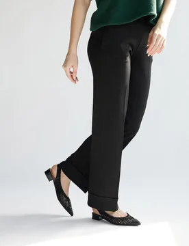Slingback da donna nere traforate con tacco basso Le Havre GZ2405273 37 - LE HAVRE PARIS - FashionsVida