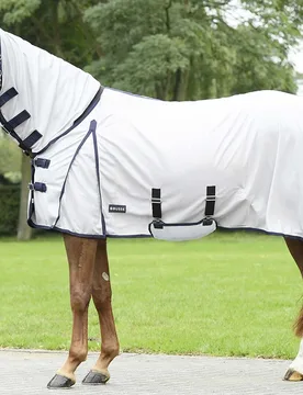 Paddock-Fliegendecke COMFORT silber-navy 135cm - Busse - FashionsVida