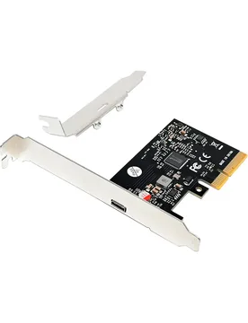 Carte D´extension Pci-e Emrick14b 2x Usb-c 3.2 Silver One Size unisex - Conceptronic - FashionsVida