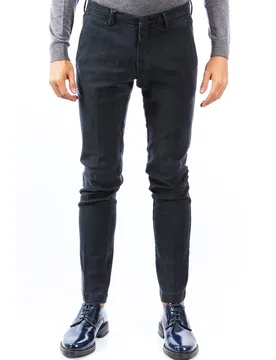 Tasca America Effetto Lana BRAD 2485 L BLU NO - MICHAEL COAL - FashionsVida