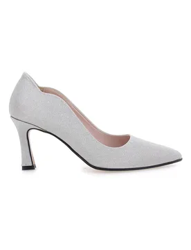 Décolleté argento glitter con tacco medio Pittarello Rom. 5384 39 - PITTARELLO ROMANTIC - FashionsVida
