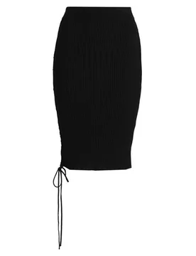 Falda midi Mujer Negro 32,34,36,38,40,42 Mujer - Off-White™ - FashionsVida