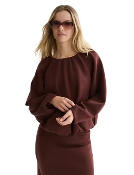 Sweat-shirt U9e01737t Bitter Chocolate S - Scotch & Soda - FashionsVida