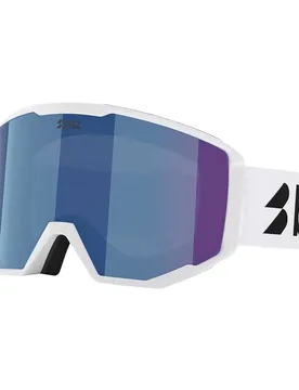 Masque De Ski Spark Matte White Smoke&Blue/CAT3 Homme - Bliz - FashionsVida