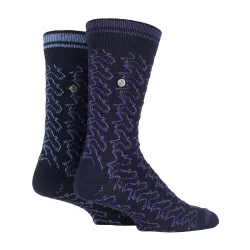 Pack Mens Casual Ribbed Cotton Dress Socks