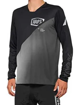 Maglia A Maniche Lunghe R-core X Black / Grey - 100percent - FashionsVida
