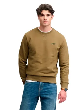 Felpa Essential Logo Khaki 3XL - Superdry - FashionsVida