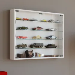 VCM Wandvitrine "Mandosa L" Weiß