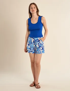 Top de mujer sin manga con volantes - Molly Bracken - FashionsVida