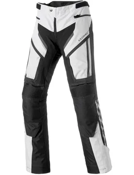 Pantaloni Moto Tessuto LIGHT PRO 3 WP Nero Grigio taglia 52 - Clover - FashionsVida