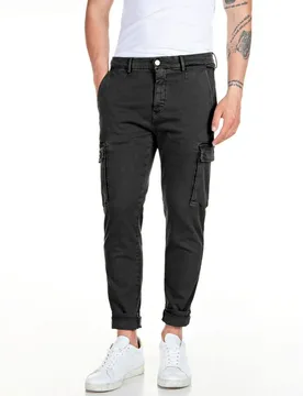 Pantalon Cargo M9649e.000.8366197 Black 36 - Replay - FashionsVida