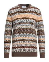 Pullover Herren Braun S Herren
