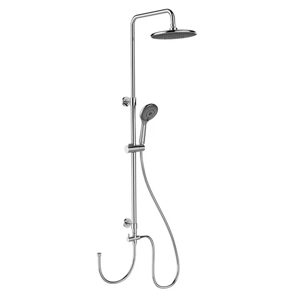 Duschsystem Watersaving Chrom höhenverstellbar - WENKO - FashionsVida