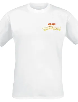 T-Shirt - We Play Rock & Roll - S bis 3XL - für Männer - Größe M - weiß - Lizenziertes Merchandise! - Männer - male - Motörhead - FashionsVida