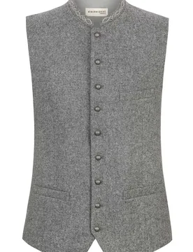 Trachtenweste Devito (granit, Gr. 54) von Classics für Herren, Oberteile, 50% Wolle, 25% Viskose, 25% Polyester - Stockerpoint - FashionsVida