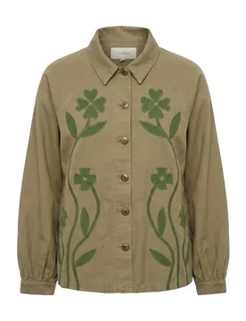 Chaqueta y cazadora Mujer Verde militar 0,1 Mujer - The Great. - FashionsVida