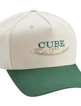 Cappellino Con Visiera Club Creme / Green - CUBE - FashionsVida