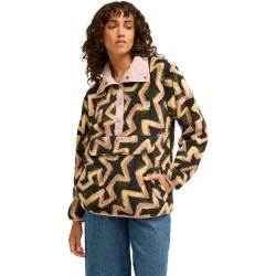 Forro polar de cuello alto de mujer Switchback