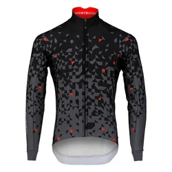 Maglia A Maniche Lunghe Zima Grey / Red