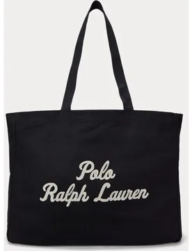 Bolso tote de hombre de loneta con bordado - Polo Ralph Lauren - FashionsVida