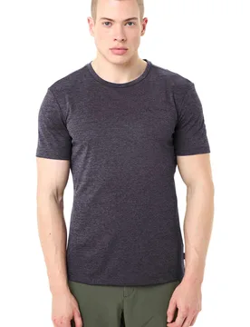 Essential camiseta montaña manga corta hombre Morado - VAUDE - FashionsVida