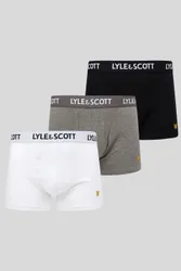 Men's 3 Pack Basic Core Trunks in Multi