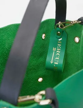 Bolso de hombro de piel bucket trip sin cierre con ollaos - Mercules - FashionsVida
