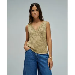 Camiseta de punto de mujer