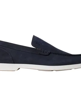 FaÇonnable Mocassins Fms20209 Marine Blue EU 40 - Façonnable - FashionsVida