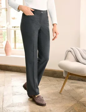 Flexbundhose Wolltouch - Anthrazit - female - Size: 21 - Avena - FashionsVida