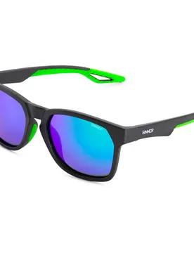 Lunettes De Soleil Faveira Dark Grey / Green SINTEC®/CAT3 Homme - Sinner - FashionsVida