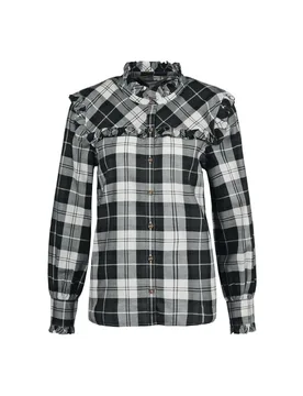 Camicia Quadri Nero LSH1561 - Barbour - FashionsVida