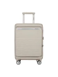Trolley cabine PARALUX SPINNER 55cm extensible Stone Grey crème