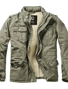 Winterjacke Britannia - Oliv / S Herren Oliv adult Herren - Brandit - FashionsVida