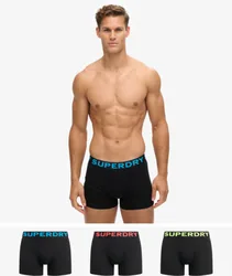 Superdry Herren Boxershorts im 3er-Pack Schwarz - Größe: Xxl