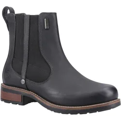 Notgrove Leather Womens Black Flat Chelsea Boots - Size Uk 6