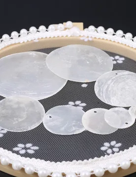 PCS Wholesale Natural Freshwater White Shell Round Pendant Jewelry Making DIY Necklace Earrings Accessories Gift - Aliexpress - FashionsVida