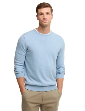 Barbour Maglione Pima Blue Haze S - Barbour - FashionsVida