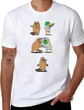 Platypus Fusion T-Shirt cotton t shirt pack man t shirt summer T-Shirt - Aliexpress - FashionsVida
