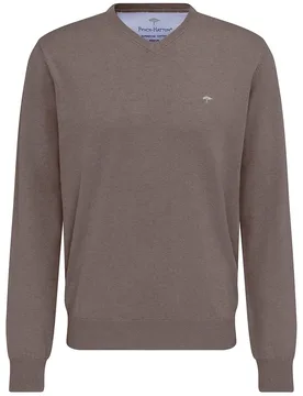 Maglione Con Scollo A V Sfpk211 Earth 3XL - Fynch Hatton - FashionsVida