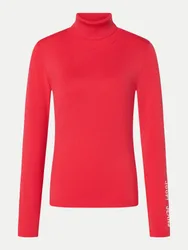 JEANS Rollkragenpullover Kaisha Rot XL