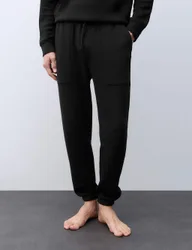 Regular Fit Modal Rich Scuba Joggers Black male