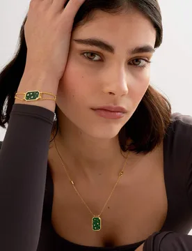 Gold Coated Night Sky Waterproof Necklace Gold female - Katie Loxton - FashionsVida