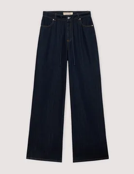 TRUSSARDI jeans wide fit donna blue - Trussardi - FashionsVida