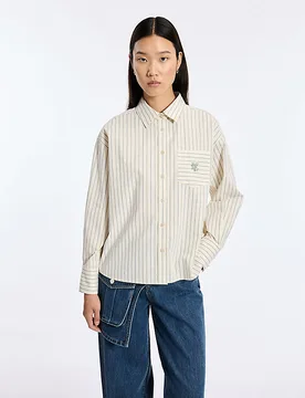 Long Sve Shirt Off White Größe XL female - Lee - FashionsVida