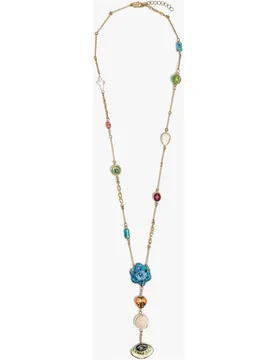 Collar largo con piedras y abalorios decorativos - Parfois - FashionsVida