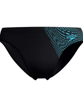 Medley Logo 7 Cm Swimming Brief Black / Picton Blue UK 30 Men - Speedo - FashionsVida