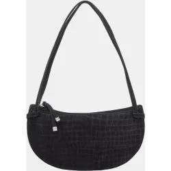 Bolso de piel y cierre de cremallera